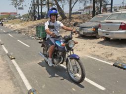 La ciclovía que va de la estación Periférico Norte a las instalaciones del CUCEA, fue inaugurada el pasado 19 de mayo. ARCHIVO  /