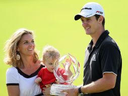 El golfista británico Justin Rose, ganó su primer título en la PGA, tras siete años de estar en la gira. AFP  /