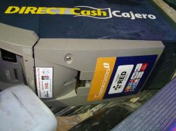 En la imagen, el cajero que desprendieron de su base la semana pasada. ARCHIVO  /