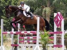 Juan Pablo Gaspar, a lomos de “Puertas Catena”, tuvo una destacada actuación en el Estado Mayor Presidencial. A. CAMACHO  /