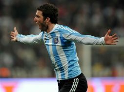 Gonzalo Higuaín con el Real Madrid hasta a mediados del año 2016 con el Real Madrid. MEXSPORT  /