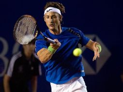 El número uno, Juan Carlos Ferrero, no llegó a la segunda ronda en el torneo de ATP en Halle. MEXSPORT  /