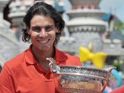 Con su victoria en Roland Garros, Nadal está en la cima de la ATP. AFP  /