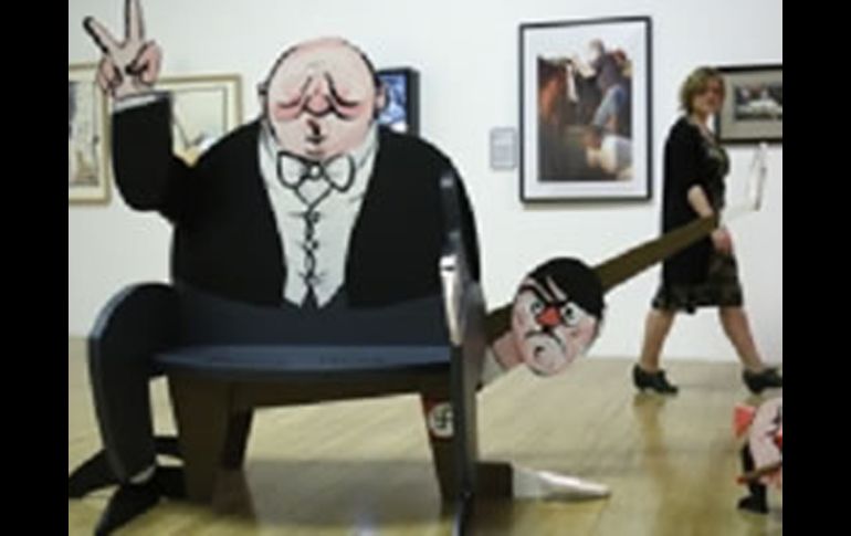 La exposición explora el arte humorístico desde 1600 hasta nuestros días. AP  /