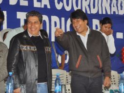 Los deudos de los oficiales muertos criticaron las acciones de Evo Morales en torno a la seguridad en el país. EFE  /