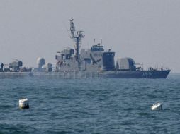 Efectivos de la marina impartieron clases de lucha cuerpo a cuerpo a la policía del DF.EFE  /