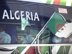 La Selección de Argelia llegó al Aeropuerto Internacional de Durban. AFP  /