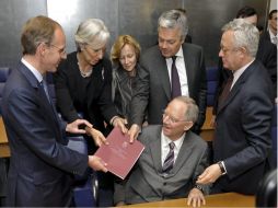 Ministros se ponen de acuerdo en la reunión del Eurogrupo en Luxemburo. EFE  /
