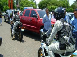 Policías de diferentes corporaciones persiguieron a los presuntos ladrones por varios kilómetros. M.PATIÑO  /