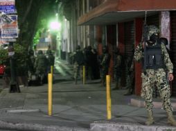 Elementos de la Secretaría de Marina Armada de México participaron en el operativo. EL UNIVERSAL  /