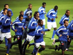 El cuadro hondureño se alista para enfrentar a Chile. AFP  /