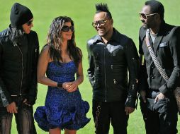 Los integrantes de The Black Eyed Peas llegaron y de inmediato se ganaron el cariño del público sudafricano. AFP  /