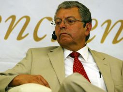 Manuel Camacho Solís, confirma que mantendrá a Greg Sánchez como su candidato. EL UNIVERSAL  /
