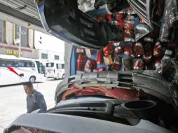 Un negocio de autopartes en la zona de Analco. A. GARCÍA  /