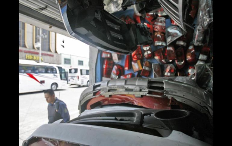 Un negocio de autopartes en la zona de Analco. A. GARCÍA  /