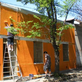 Pintar, un ejercicio en familia