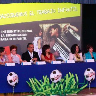 Lanzan campaña ''Metamos un gol: erradiquemos el trabajo infantil''