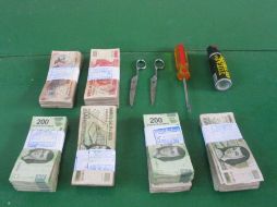 Tras la captura del señalado el efectivo fue recuperado. ESPECIAL  /