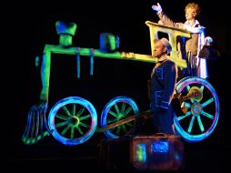 El espectáculo del Doctor Frankenstein cuenta con 10 actores en escena. ESPECIAL  /