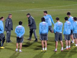 La Selección uruguaya fue víctima de la inseguridad en Sudáfrica. AFP  /