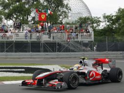 Lewis Hamilton se quedó con la pole position del Gran Premio de Canadá. AP  /