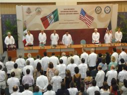 Legisladores de EU y México, conjuntamente en la 49 Reunión Interparlamentaria México-Estados Unidos. EL UNIVERSAL  /