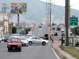 Nuevo León ha enfrentado una ola de violencia, como los bloqueos de calles y avenidas. NOTIMEX  /
