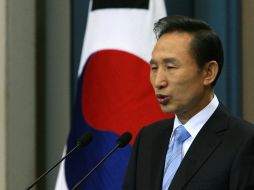 El presidente de Corea del Sur, Lee Myung-Bak. ESPECIAL  /