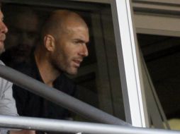 El jugador francés Zinedine Zidane, durante el juego de Francia ante Uruguay. AP  /