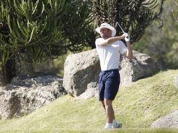 Para quitarse la presión, Robert Green y sus compañeros jugaron golf ayer, cerca de la concentración inglesa de Phokeng. REUTERS  /