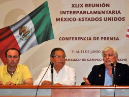 En la conferencia de prensa se tocaron temas relacionados con la muerte de mexicanos en la frontera y el lavado de dinero. EL UNIVERSAL  /