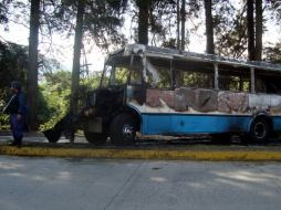 La caravana de la Policía Federal fue atacada en la zona conocida como Lengua de Vaca. EL UNIVERSAL  /