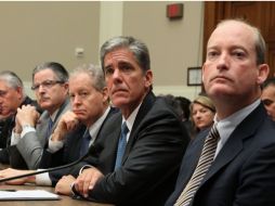 El responsable de BP en EU, Lamar McKay comparece ante el subcomité de Energía, Comercio y Medio Ambiente en Washington. AFP  /