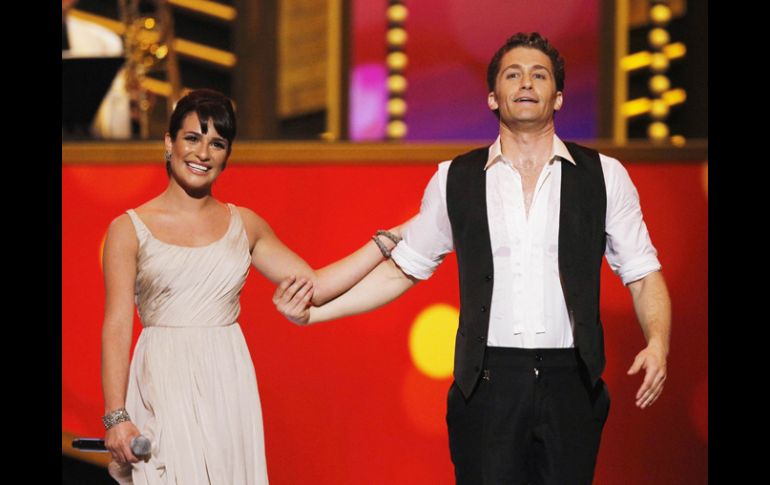 Matthew Morrison y Lea Michele de la serie televisiva Glee. REUTERS  /