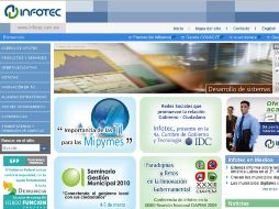 Infotec es un centro de información y documentación en tecnología de un grupos de centros de Conacyt.INFOTEC.COM.MX  /