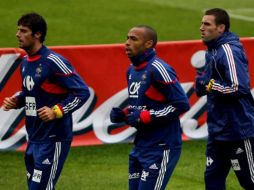 Los franceses enfrentarán a México con frío. EFE  /