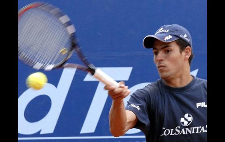El tenista colombiano Santiago Giraldo. ESPECIAL  /