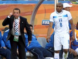 Alexis Mendoza dirigió a Honduras tras la suspensión de Reinaldo Rueda. EFE  /