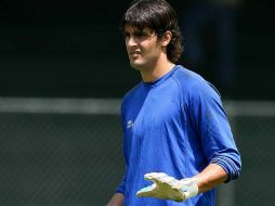 Mariano Barbosa, portero atlista que no entra en planes. MEXSPORT  /