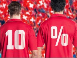 Las tiendas prometieron devolver el 10 por ciento de las ventas si ganaba Suiza. ESPECIAL  /