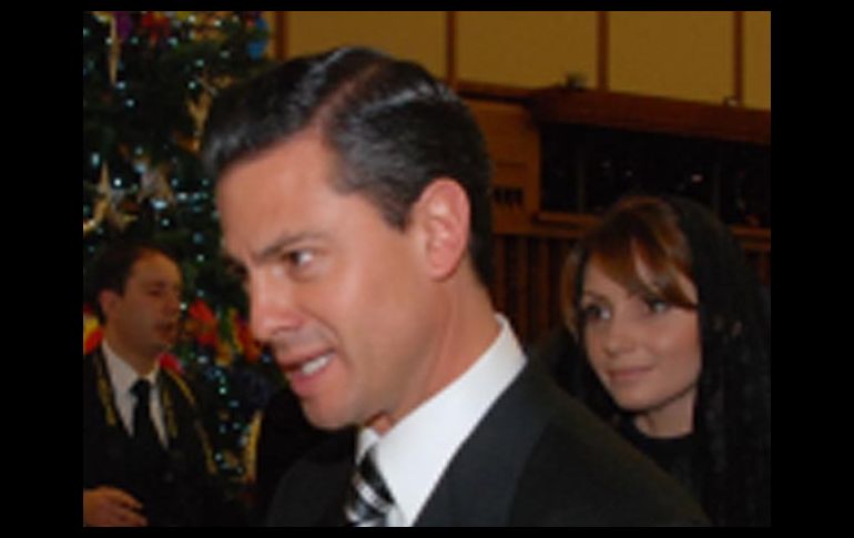 El mandatario mexiquense no comentó sobre el contenido de las grabaciones. AP  /