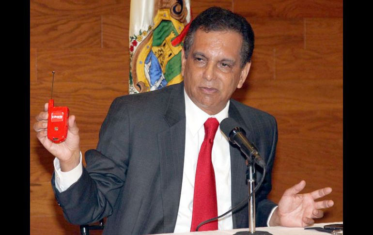 El gobernador de Veracruz, Fidel Herrera, desmiente que las supuestas grabaciones sean suyas. EL UNIVERSAL  /