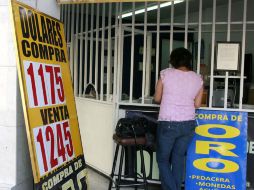 Aspecto de casa de cambio. E. PACHECO  /