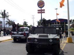 Nayarit ha vivido jornadas violentas desde la semana pasada e incluso se han suspendido las clases en el estado. EL UNIVERSAL  /