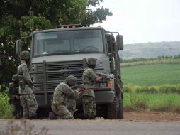Enfrentamiento entre militares y presuntos narcotraficantes dejó al menos seis sicarios y un soldado muertos, en Nayarit. EL UNIVERSAL  /