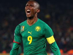 Samuel Eto’o, de los mejores goleadores del mundo, sólo ha anotado un gol en Sudáfrica, fue ayer ante Dinamarca. GETTY IMAGES SPORT  /