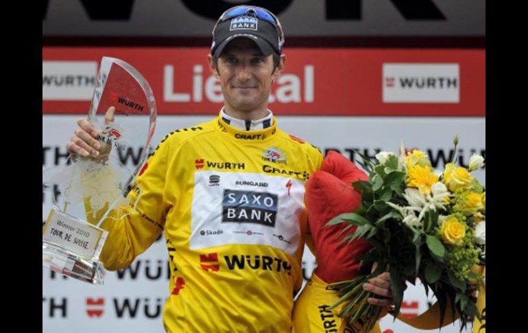 El ciclista luxemburgués, Frank Schleck. EFE  /