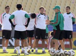 El técnico de la Selección mexicana, Javier Aguirre. EFE  /