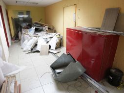 En el piso siete del edificio hay trabajos de albañilería y escombro. A. CAMACHO  /