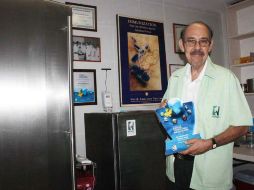 Francisco Eguiarte Anaya desarrolló un prototipo de sistema de refrigeración inteligente. A. HINOJOSA  /